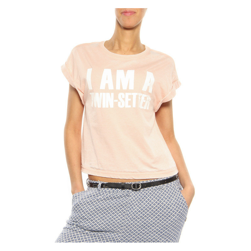 T-Shirt Twin Set rose